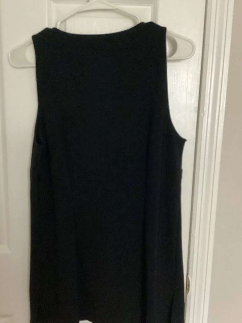 black sleeveless